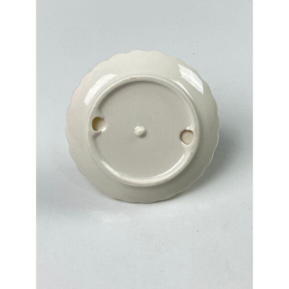 Sicura Qui Cherie Collection Ceramic Bird Jewelry Trinket Dish Small Gold White - Picture 7 of 7